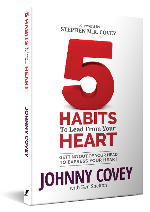 5 Habits To Lead From Your Heart Book Paperback Copy by Johnny Covey